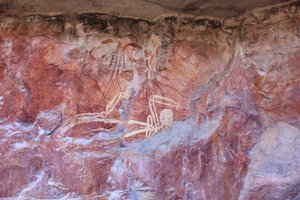 Panel de figuras simples con boomerangs de Unbekannt Unbekannt